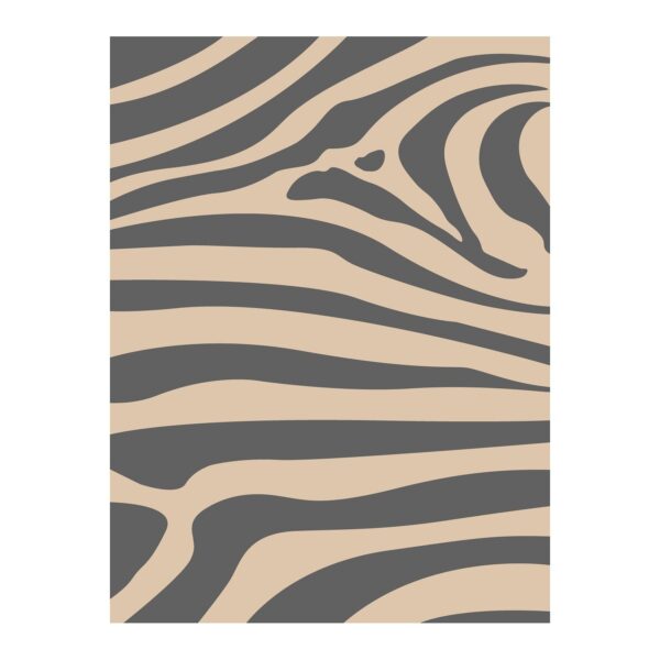 Safarica buitenkleed 270x200cm zebra beige. - Afbeelding 2