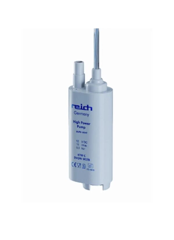 Reich Dompelpomp met ontluchting 12V-18L