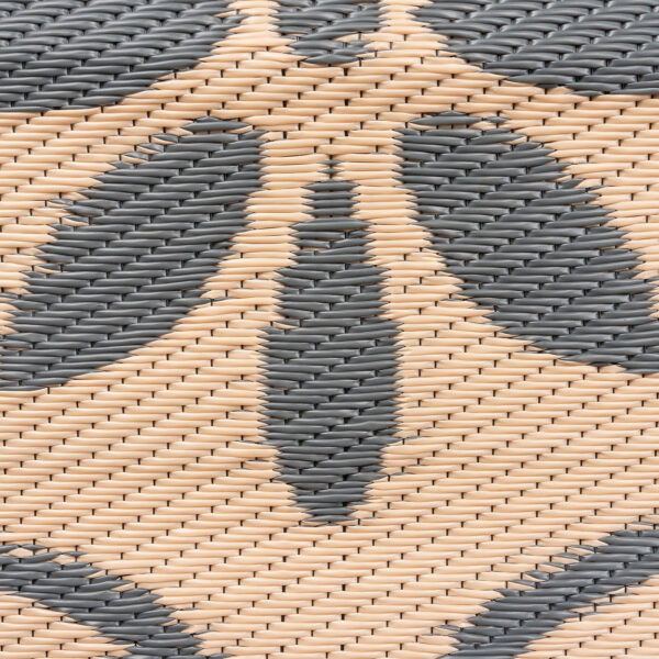 Safarimat buitenkleed 270x400cm grijs/beige. - Afbeelding 4