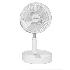 E-Dream draadloze mini ventilator wit.