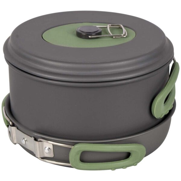 Bo-Camp Pannenset Explorer  4-Delig Aluminium - Afbeelding 2