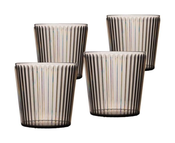 Bo-Camp Nomad waterglas grijs 4 stuks. - Afbeelding 2