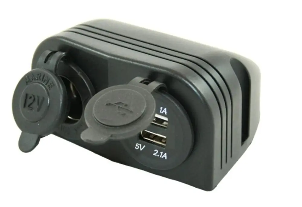 12V stekker en opbouwstekker