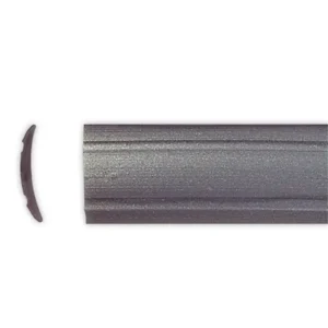 Inlegbies donkergrijs 12mm 10mtr.