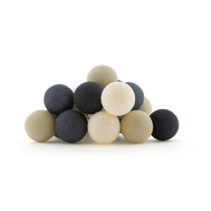 Cotton balls loutdoor lichtsnoer cashmere